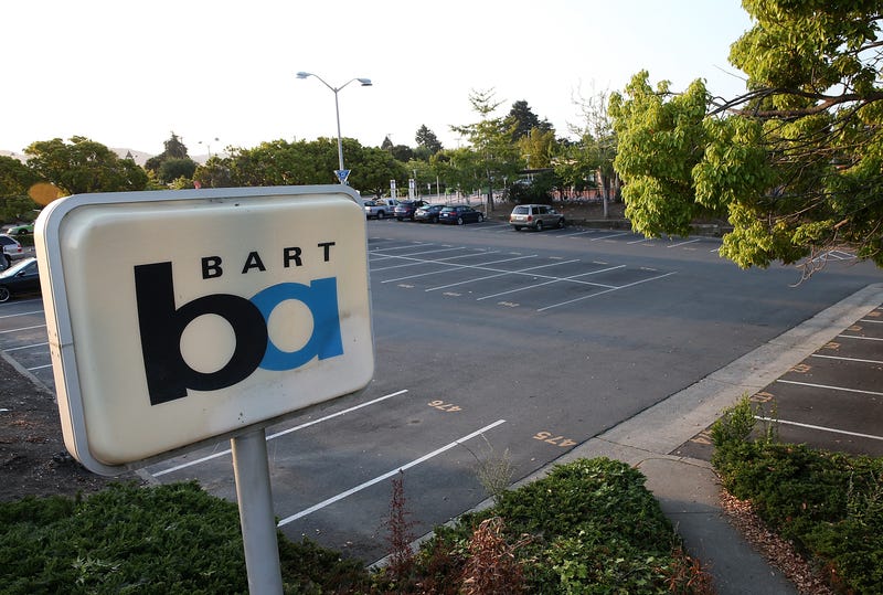 A parking lot sits empty at the North Berkeley Bay Area Rapid Transit (BART) station July 1, 2013 in Berkeley, California