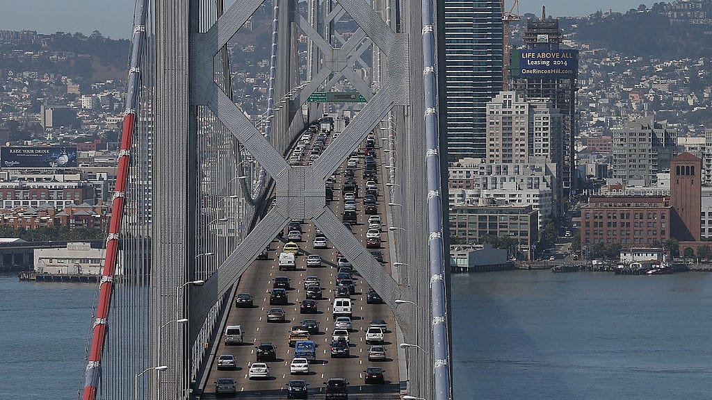 Two-car crash leads to armed carjacking in broad daylight on Bay Bridge