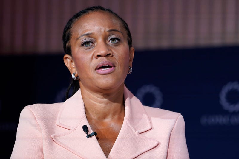 First Deputy Mayor Sheena Wright speaks during the 2023 Concordia Annual Summit at Sheraton New York on Sept. 20, 2023.