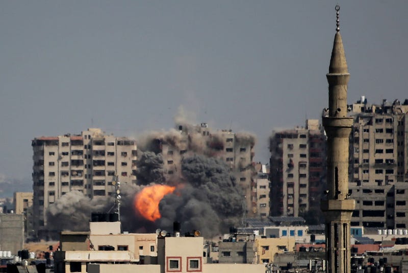 Explosion in Gaza as Israel launches attacks in retaliation