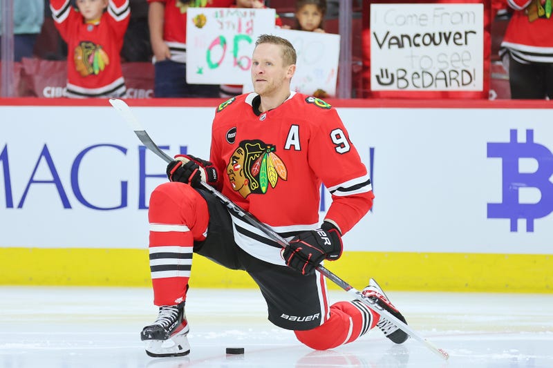 Corey Perry in Blackhawks uniform
