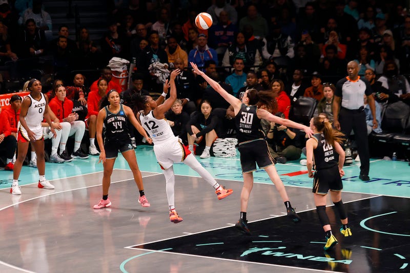 Chelsea Gray’s status for Game 4 of the WNBA Finals is still unclear. The Las Vegas Aces guard was injured in Game 3 on Sunday midway through the fourth quarter.