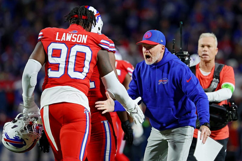 Shaq Lawson and Sean McDermott