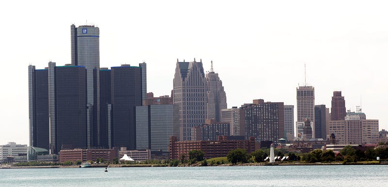 View of Detroit skyline