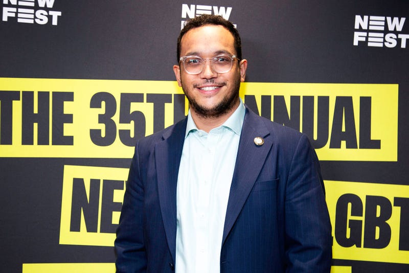 Shaun Abreu attends the premiere of "Queen Of New York" during NewFest 35th Anniversary Festival at SVA Theater on Oct. 16, 2023 in New York City. 