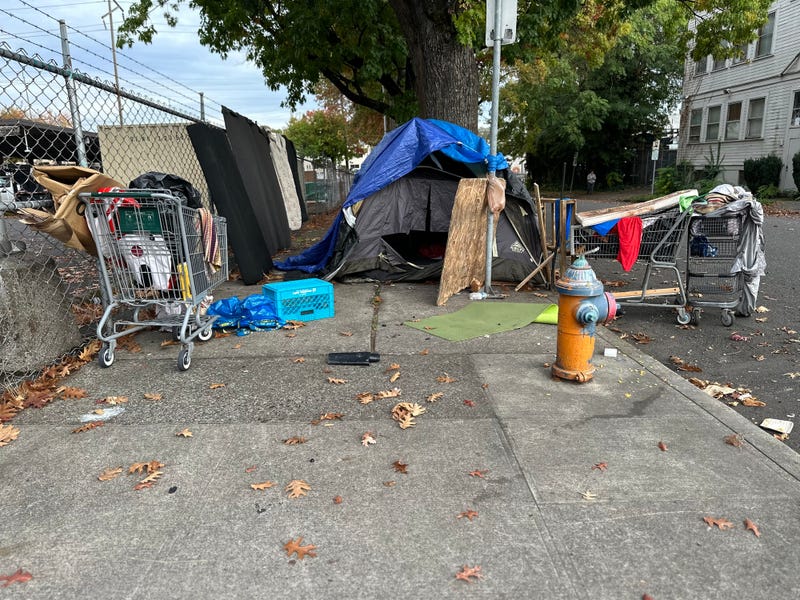 Homeless camp