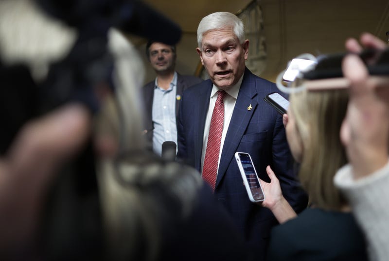 U.S. Rep. Pete Sessions (R-TX) arrives at a House Republican candidates forum in the Longworth House Office Building on Capitol Hill on Oct. 23, 2023, in Washington, DC.