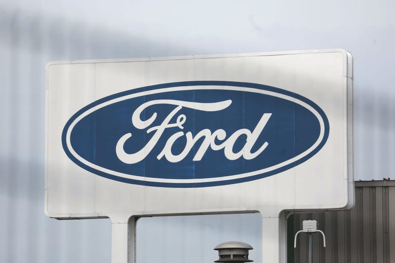 Ford logo on sign