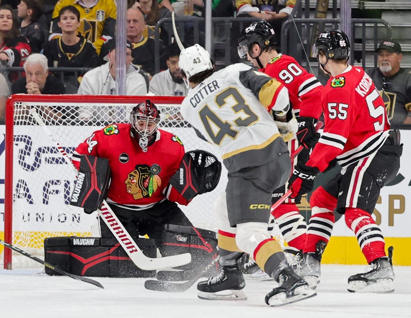 The Golden Knights suffered their first loss of the season as they fell to 7-0-1 with a 4-3 overtime loss to the Chicago Blackhawks