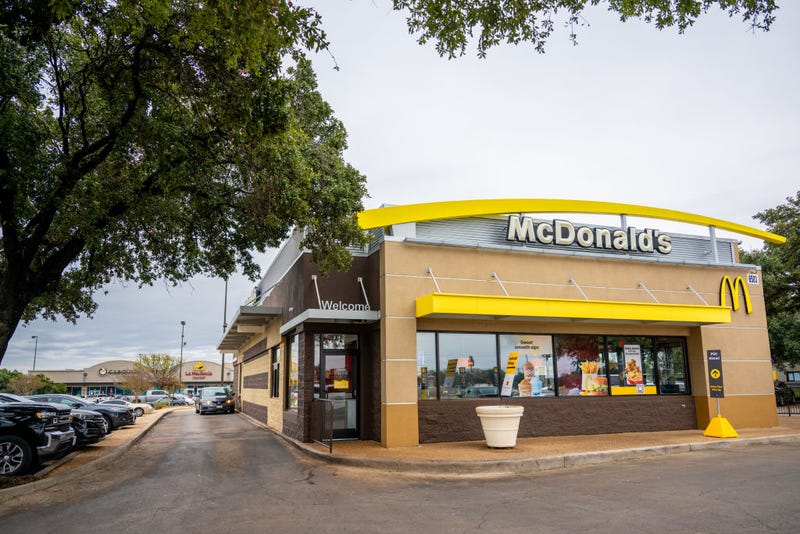 A McDonald's store is seen on October 30, 2023