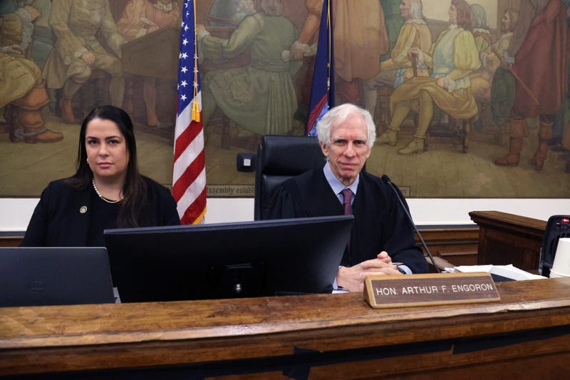 Justice Arthur Engoron presides over the civil fraud trial of former U.S. President Donald Trump at New York State Supreme Court on Nov. 6, 2023