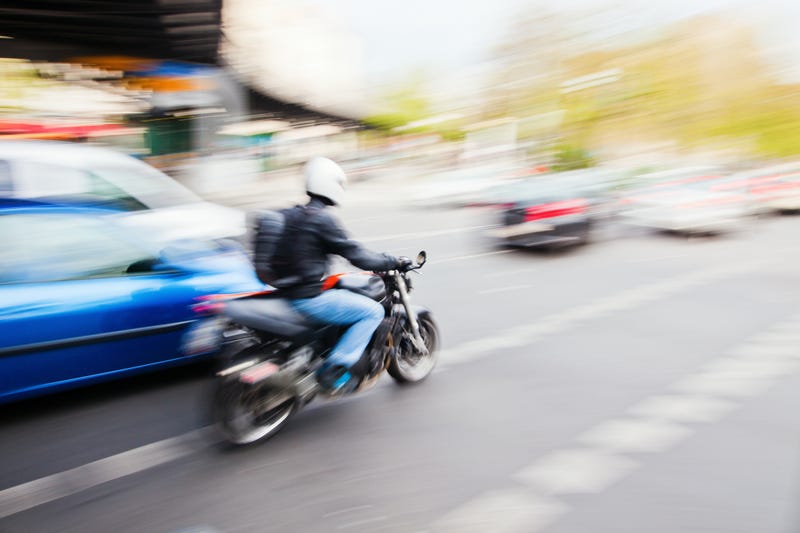 FILE: Speeding motorcycle.