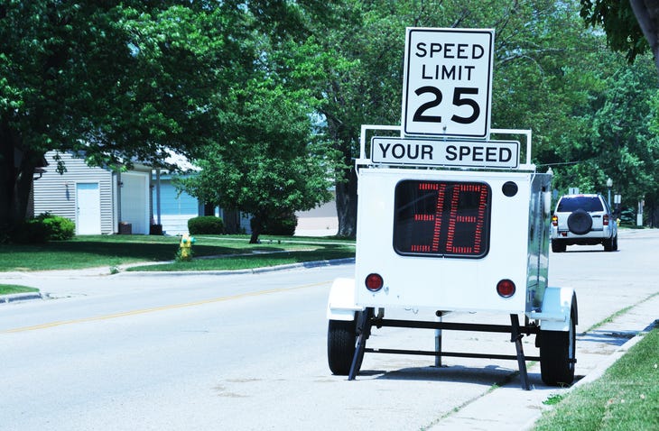 speed limit sign