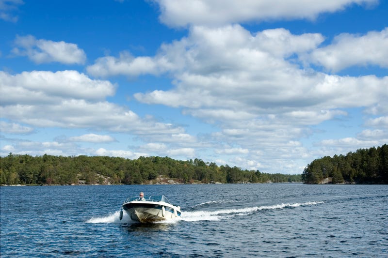 Boat on a lake