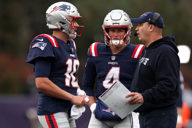 Bill O'Brien, Mac Jones and Bailey Zappe