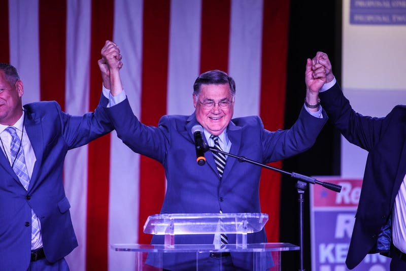Ed Romaine was victorious in the Suffolk County executive race, defeating Democrat Dave Calone.