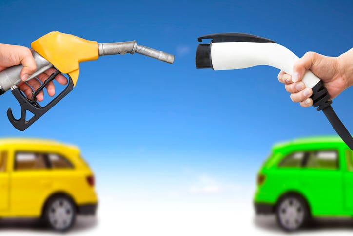 gas vs electric vehicles
