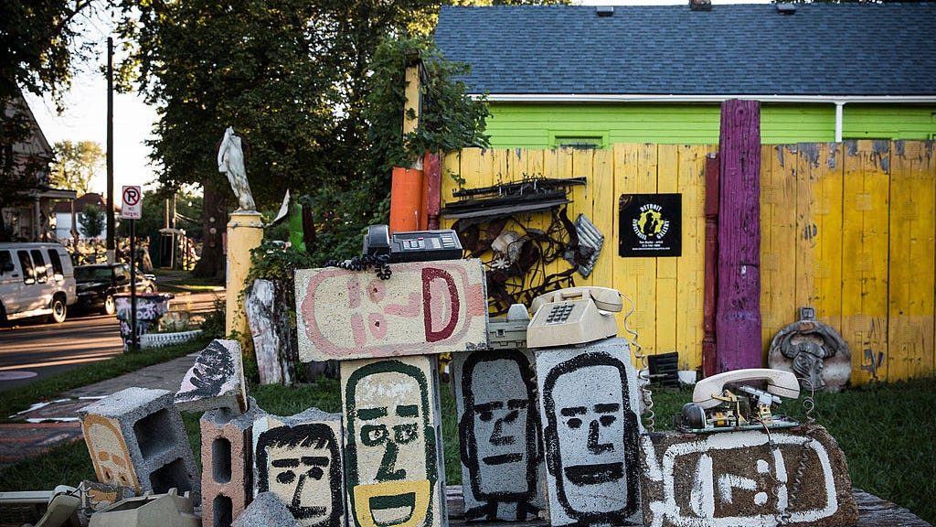 Artist Transforms Abandoned City Block Into Immersive Art Experience