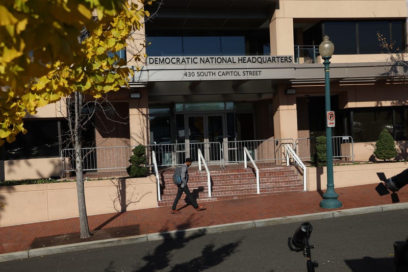 The DNC had security fencing installed Thursday in the wake of the protest.