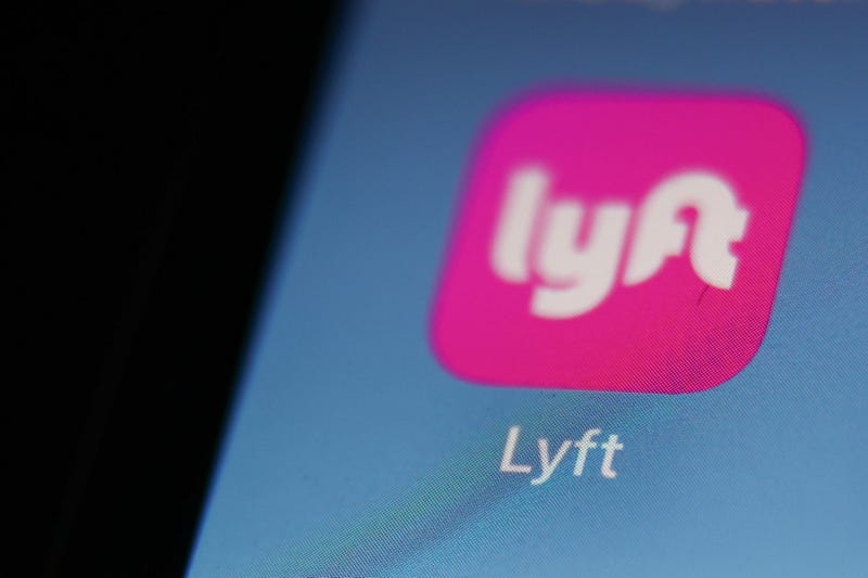 Lyft icon displayed on a phone screen