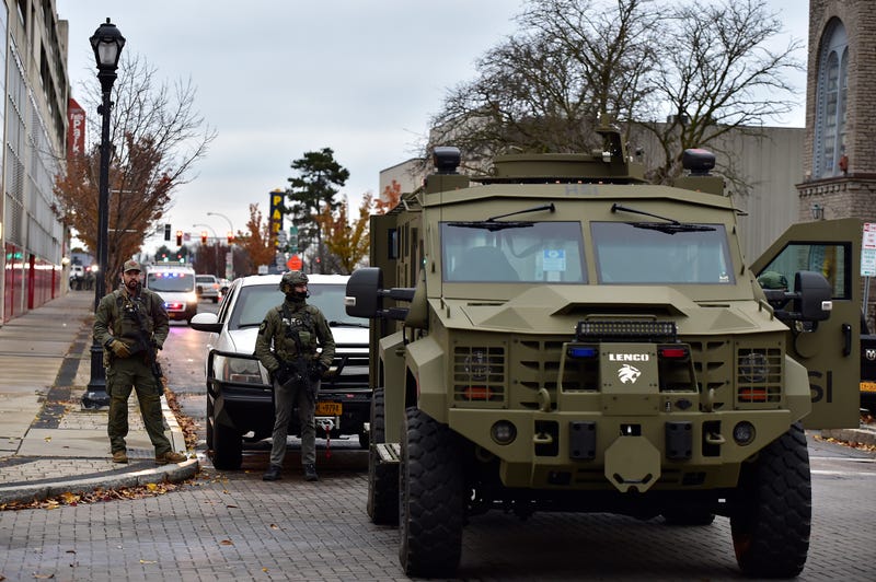 Law enforcement blocked entrance to the Rainbow Bridge following Wednesday's car explosion.