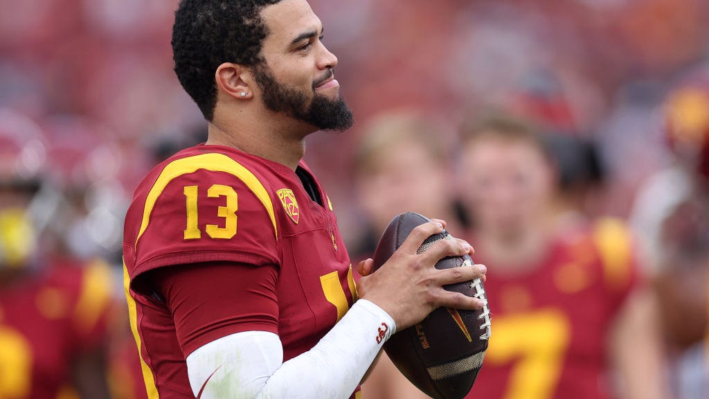 The Patriots are loaded up at USC QB Caleb Williams' Pro Day