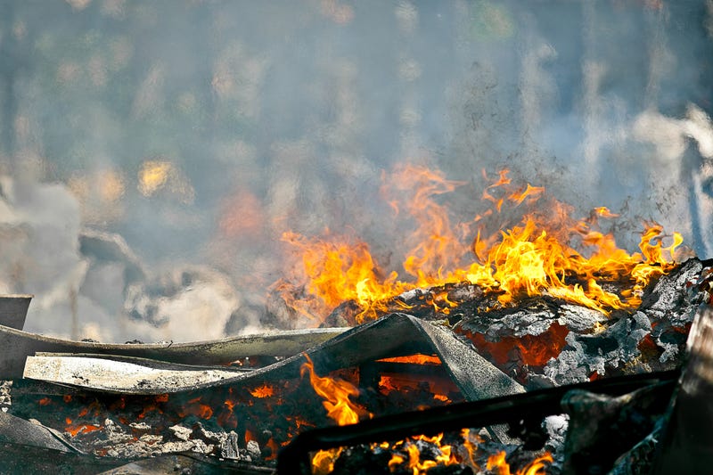 A large house explosion in Warren has injured two people, initial reports say, and shook homes and businesses Saturday afternoon.