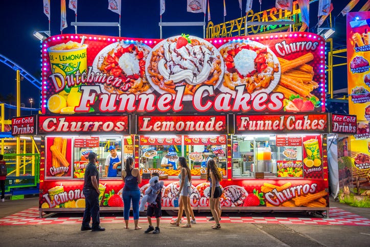 fair food/funnelcakes