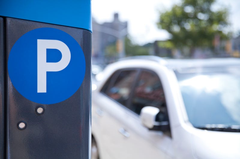 Paid Parking sign