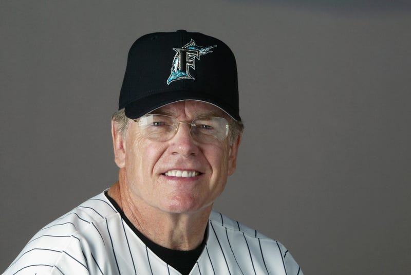 Jeff Torborg # 10 Manager of the Florida Marlins during picture day at Spring Training on February 22, 2003 at Roger Dean Stadium in Jupiter Florida. 