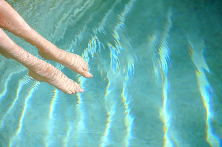 Skinny dipping