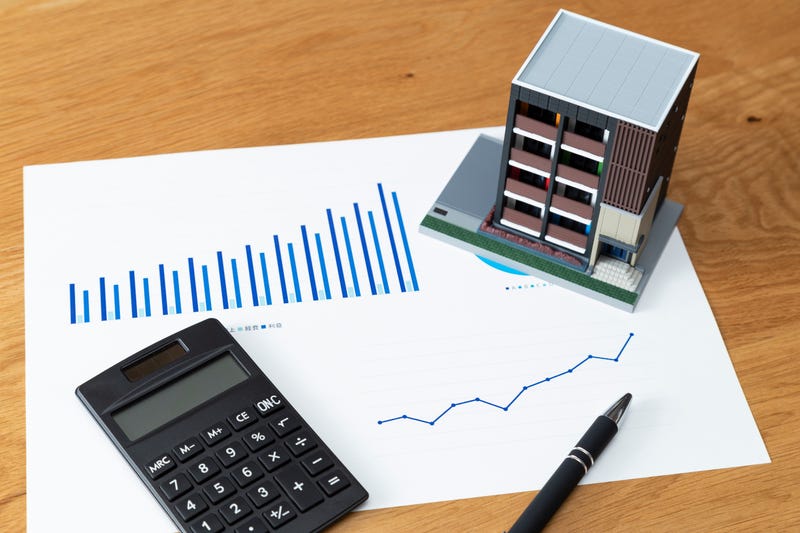Graphs and real estate models.