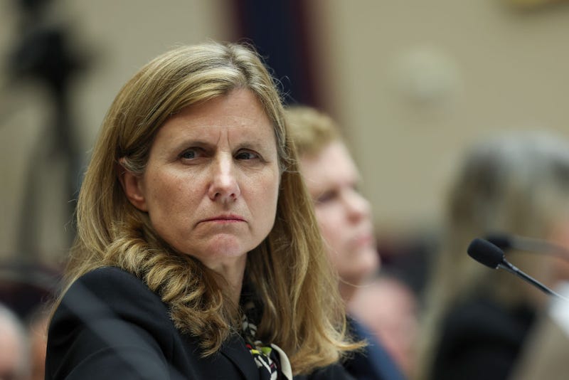 Liz Magill, President of University of Pennsylvania, testifies before the House Education and Workforce Committee at the Rayburn House Office Building on December 05, 2023 in Washington, DC. 