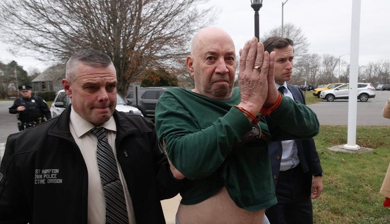 Michael Nicholouias in East Hampton for arraignment Dec. 5.