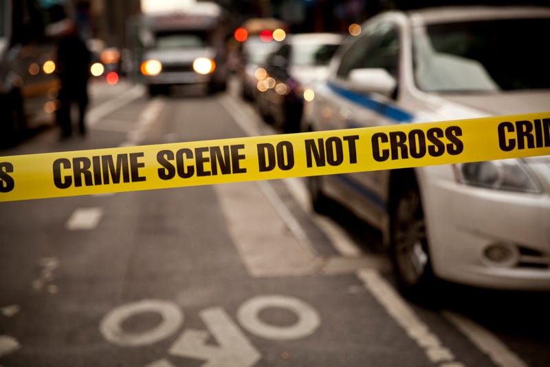 Crime scene stock photo.