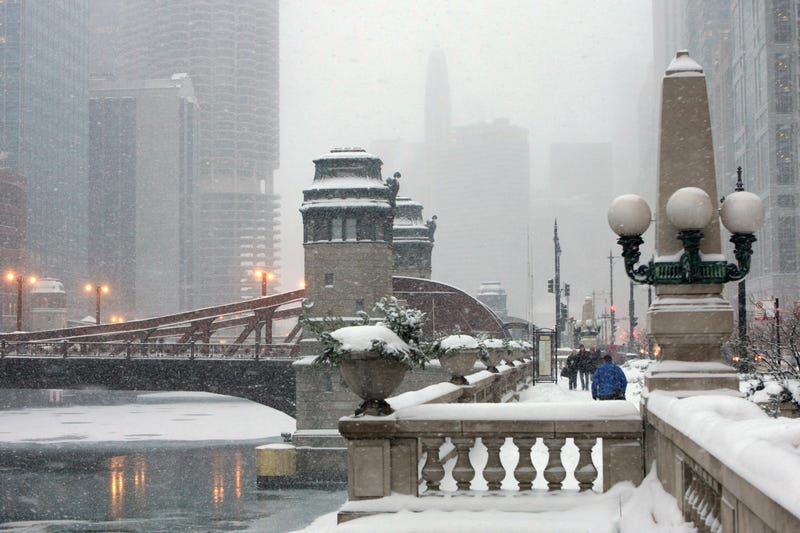 Snow in Chicago