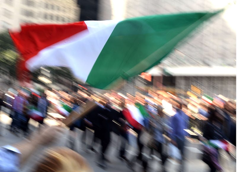 Annual Columbus Day Parade marches down New York City's Fifth Avenue on October 14, 2013 in New York City. 