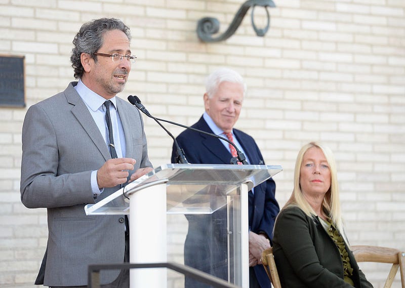 Assemblyman Richard Bloom speaks onstage at The Wallis Annenberg Center For The Performing Arts Dedication Ceremony at Wallis Annenberg Center for the Performing Arts on Oct. 15, 2013 in Beverly Hills, Calif.