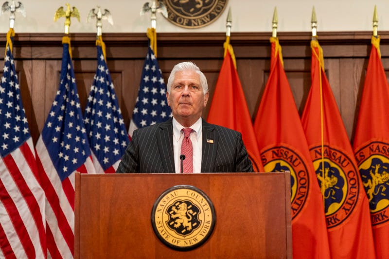 Nassau County Executive Bruce Blakeman said the executive order is in response to complaints from female athletes and parents