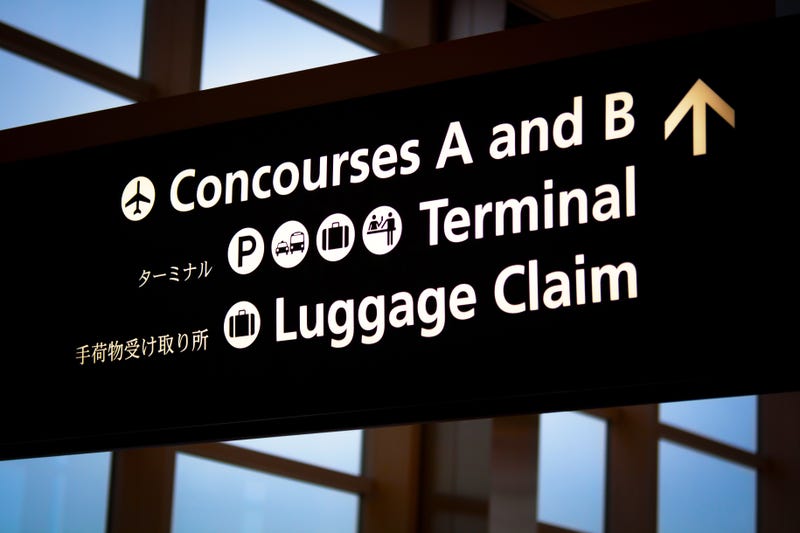 Sign at Detroit Metro Airport