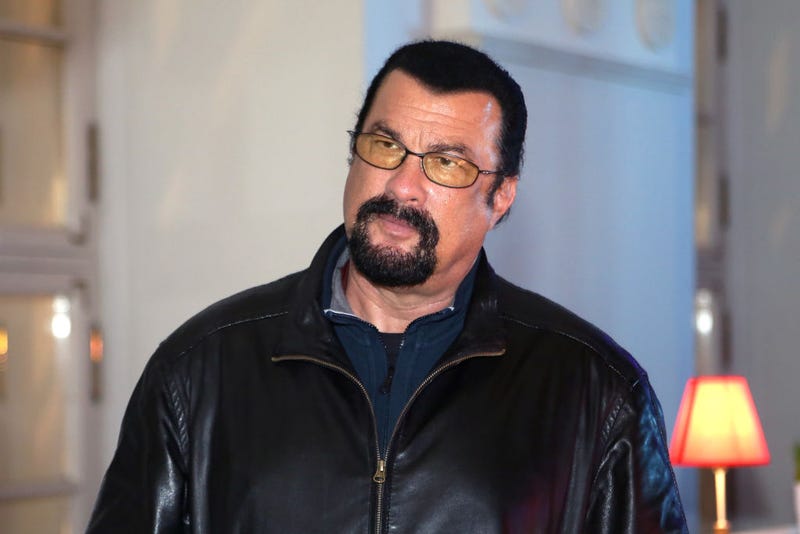 Actor Steven Seagal attends the Mercedes-Benz Fashion Week Russia S/S 2014 on October 28, 2013 in Moscow, Russia