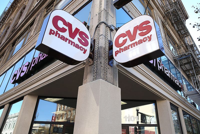 Signs are posted outside of a CVS store on November 5, 2013 in San Francisco, California.