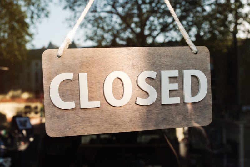 Closed sign 