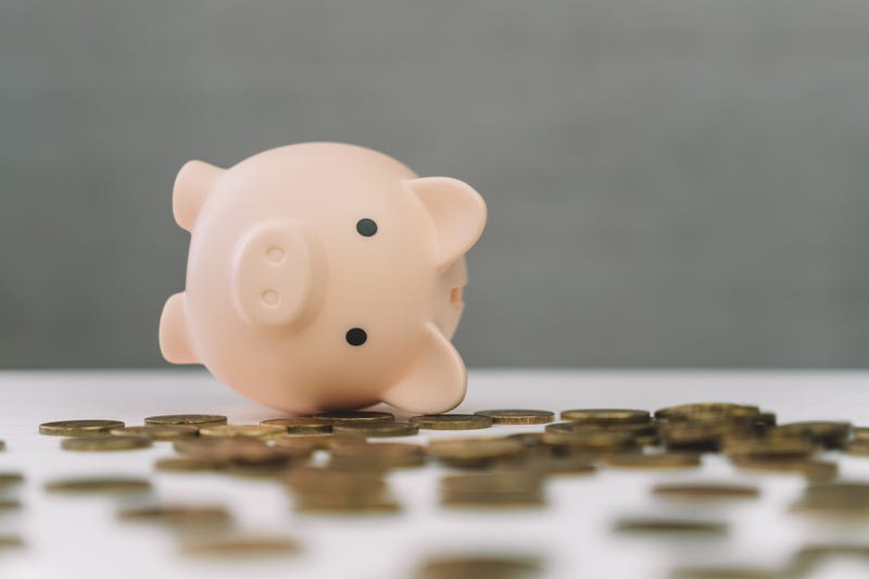 inverted piggy bank