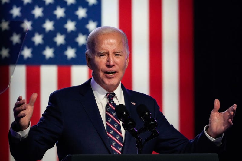 U.S. President Joe Biden speaks during a campaign event at Montgomery County Community College January 5, 2024 in Blue Bell, Pennsylvania.