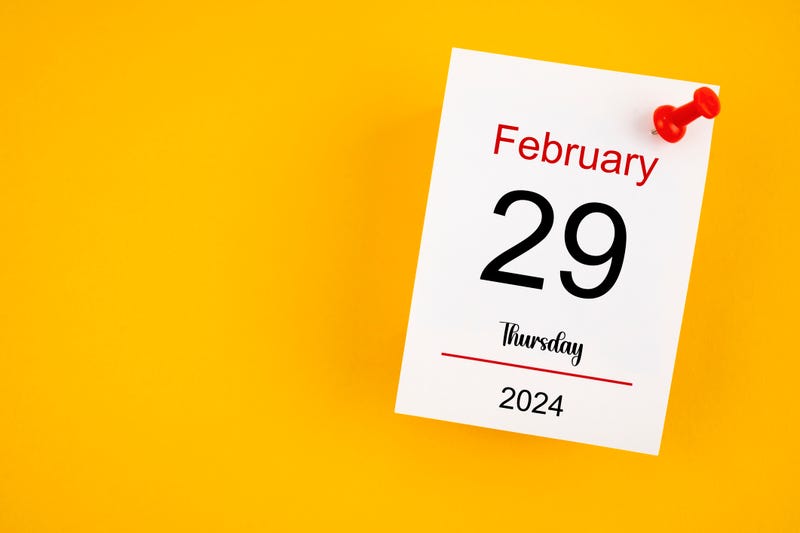 Stock image of Feb. 29 calendar day