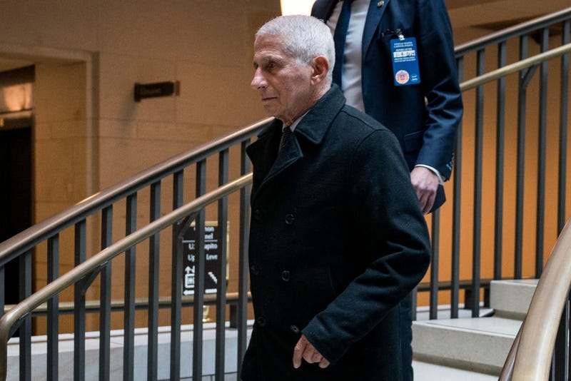 WASHINGTON, DC - JANUARY 8: Dr. Anthony Fauci, the former head of the National Institute of Allergy and Infectious Diseases, arrives at the U.S Capitol for the first of two days of interviews before of the Select Subcommittee on the Coronavirus Pandemic on January 8, 2024 in Washington, DC. Fauci is expected to face questions about the origins of COVID-19, vaccine mandates, and how to prevent future pandemics. (Photo by Kent Nishimura/Getty Images)