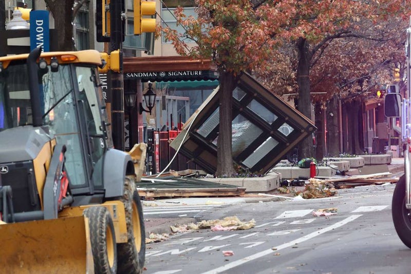 At least 11 people were injured in an explosion at a hotel in downtown Fort Worth, Texas on Monday, Jan. 8, 2024.