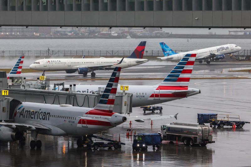 aPlanes are seen at LaGuardia Airport (File photo)