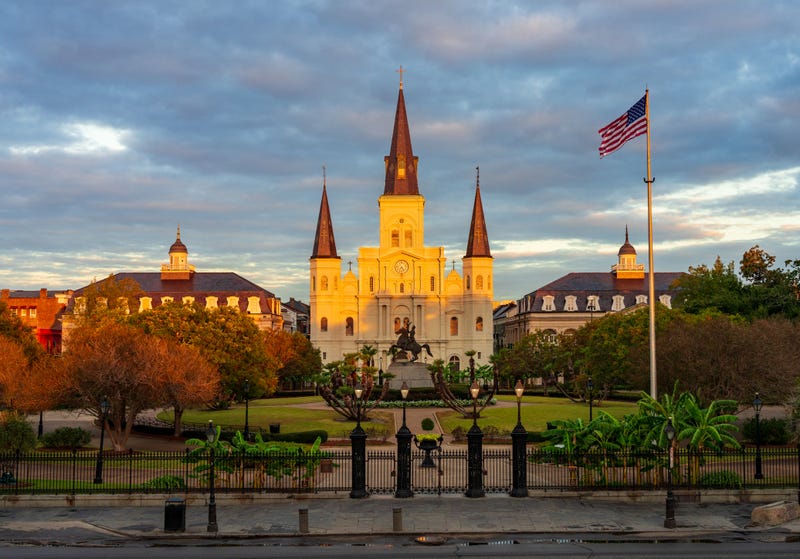 St Louis Cathedral at sunrise